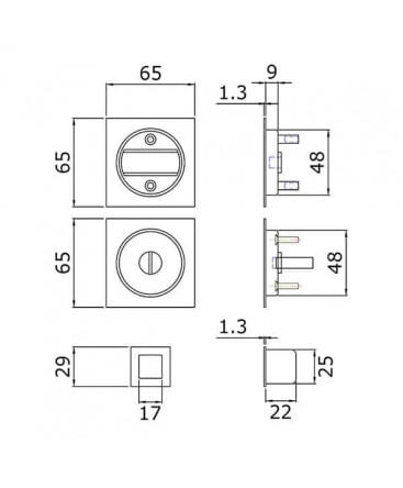 Kit Cuvette Ronde Noir Mat Wc